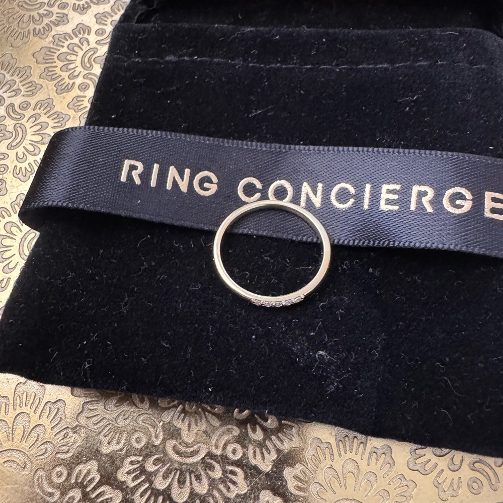 Ring Concierge Row Stackable Ring 14k Yellow Gold… - image 2